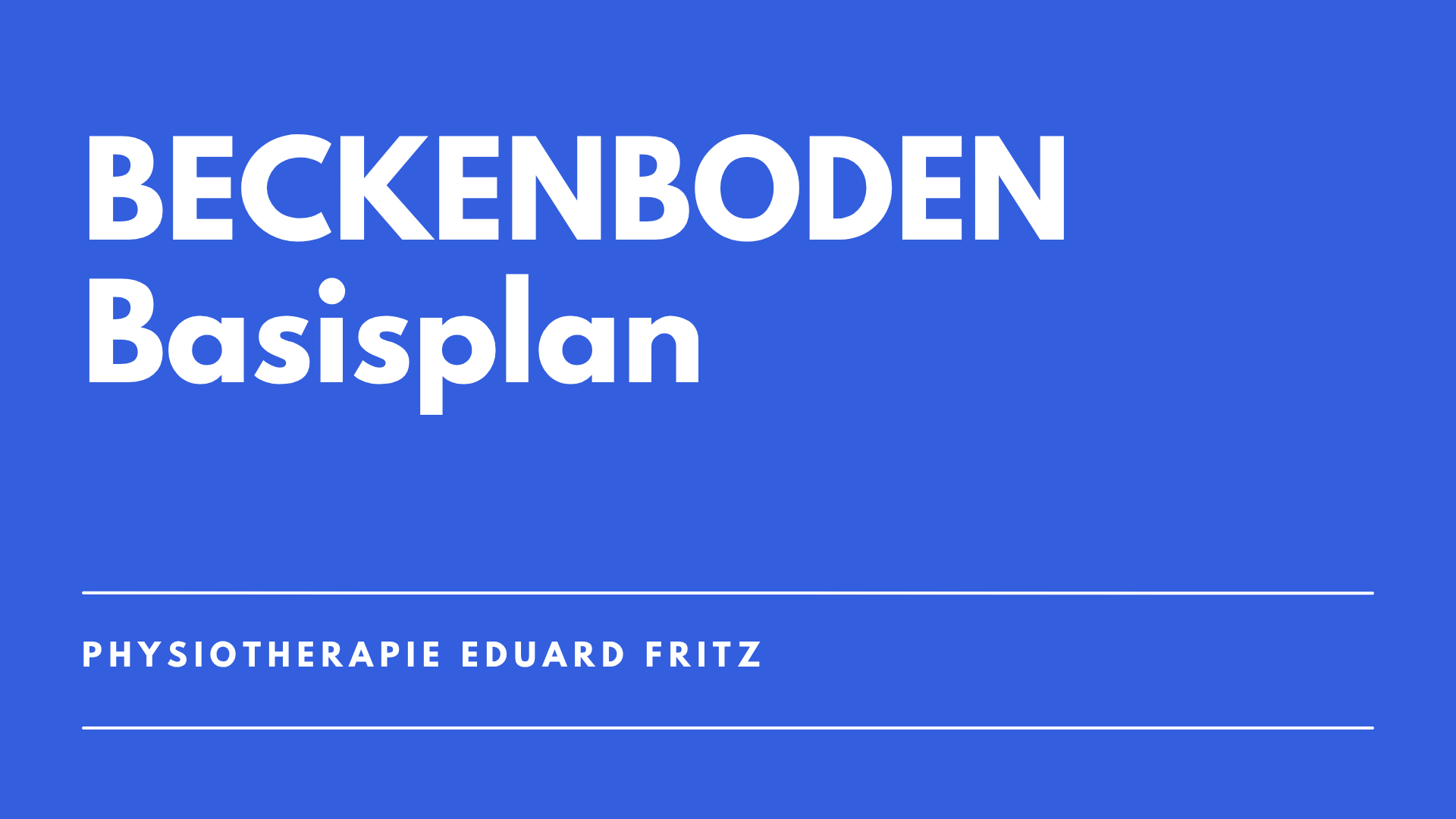 Beckenboden Basisplan Vorschau